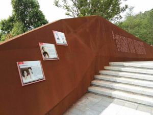 阳谷耐候钢挡土墙
